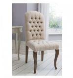 Maison Button Chair Weathered Frame